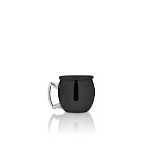 Black mini jigger mug