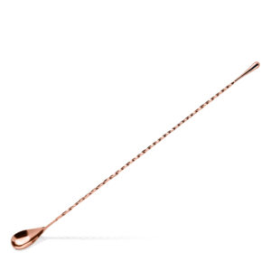 Copper teardrop bar spoon