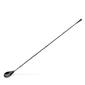 Black teardrop bar spoon